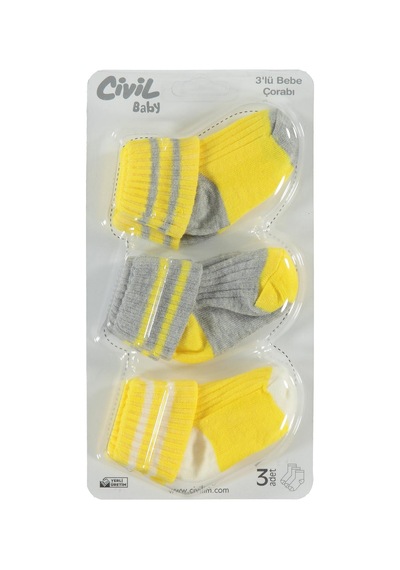 Civil Baby Basic Asetat 0-24 Ay Çorap Setleri - Standart