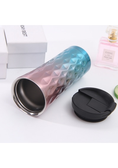 Komple 304 L Çelik Degrade 6 Oz 500 ML Kahve Termos Mug Cin228Ml
