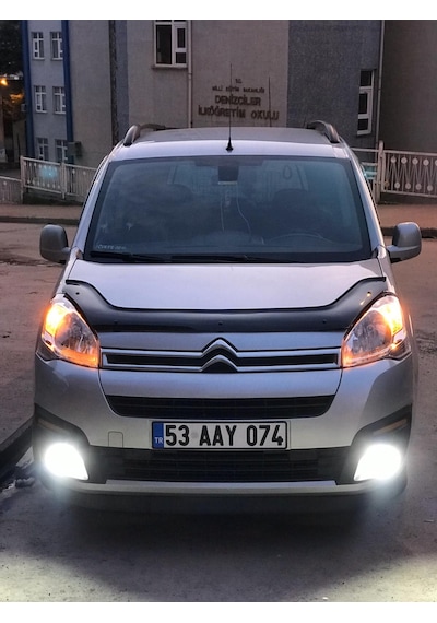 Peugeot Partner Tepee Ön Kaput Koruyucu 2009+ Parlak Siyah 3.2 Mm