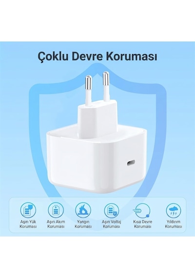 Lexroo Yk94 40w Pd Destekli Type-c Hızlı Şarj Cihazı Standart