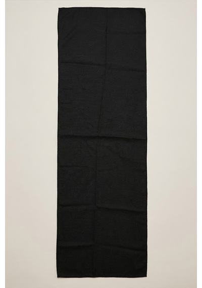 Dekoratif Bohem Runner - Yemek Masası Ve Salon Konsol Örtüsü 50x150 Cm Siyah