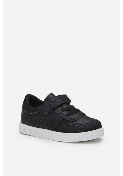 Vicco Sam Işıklı Unisex Okul Öncesi Siyah/beyaz Sneaker Siyah - Beyaz