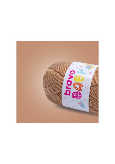 Baby Tüylenmez Anti Pilling Bebek Yünü 100 Gr 250 Metre Renk Kodu: 270 Açık Kahve