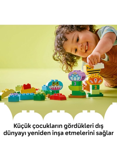 LEGO® DUPLO® Kasabası Yaratıcı Bahçe ve Çiçekler 10444 - 2 Yaş ve Üzeri Küçük Çocuklar için Eğitici Oyuncak Yapım Seti (45 Parça)