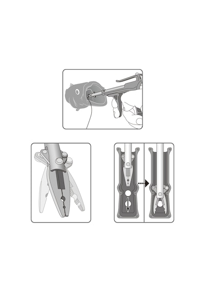 Daiichiseiko Gun Pliers İğne Çıkarma Pensesi + Taşıma Kılıfı Foliage Green