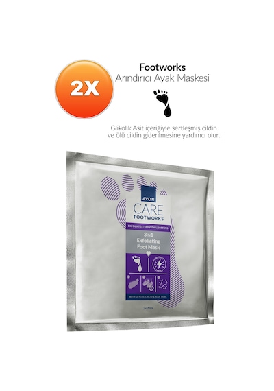 Footworks Arındırıcı Ayak Maskesi İkili Paket