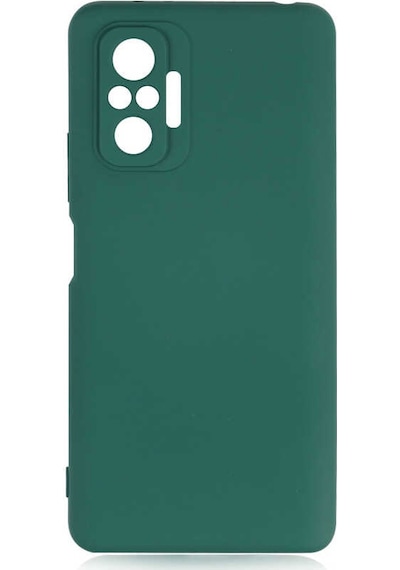 Noktaks - Redmi Note 10 Pro Uyumlu - Kılıf İçi Kadife Koruyucu Mara Lansman Kapak - T17709 - Koyu Yeşil Koyu Yeşil