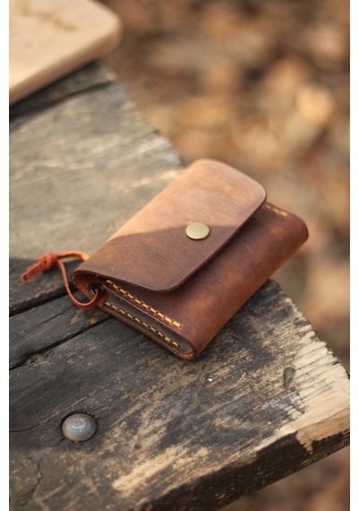 Hi Leather Kişiye İsme Özel Maia Kamp Outdoor Deri Baharatlık Camel