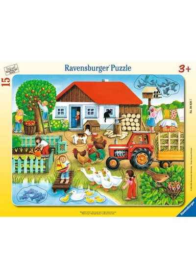 Ravensburger Büyük Çerçeveli 15 Parça "nerede Olmalı " Puzzle