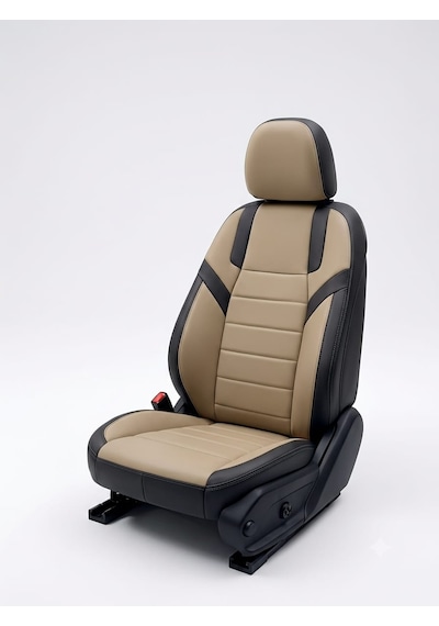 Monza Bej Siyah Serisi Ford Focus1 İle Uyumlu Koltuk Kılıfı Tam Set
