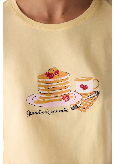 Penti Renkli Breakfast Pantolon Pijama Takımı