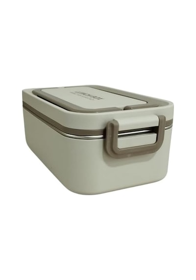 Bento Lunch Box Beige 1000 Ml Bakır