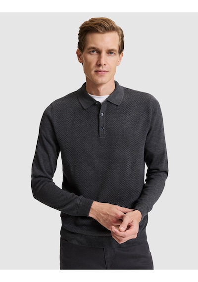 Pierre Cardin Antrasit Melanj Slim Fit Kazak 50333916 Vr081