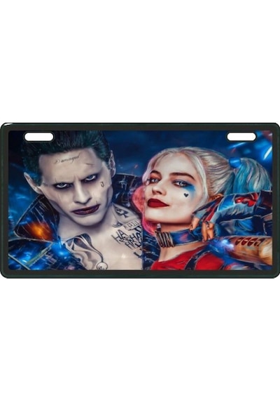 Joker & Harley Quinn E-bike Plakalık