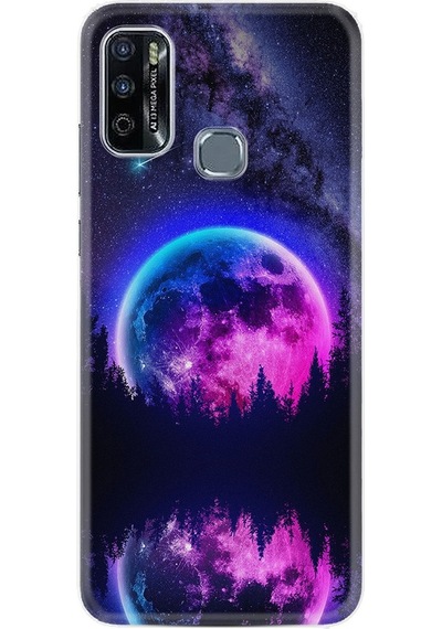 Infinix Hot 9 Play Kilif Silikon Desen Star Planet 1652 523388044