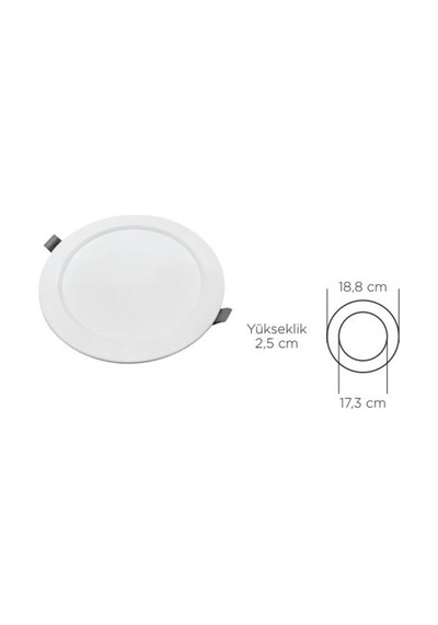 Zmr 15 W Slım Panel Led Spot 6500k Diğer