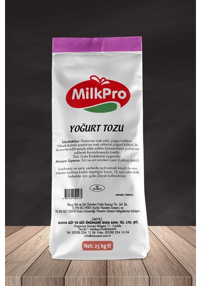 Milkpro Yoğurt Tozu 25 Kg