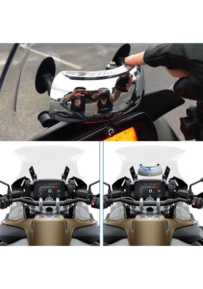 Motosiklet İçin Islanmaya Dayanıklı Geniş Açı Görme Ve Kör Nokta Aynası Bx40