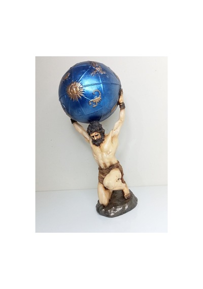 Dekoratif Aksesuar Atlas Obje El Boyama Mavi - 566991105