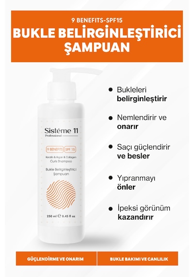 Sisteme 11 Bukle Belirginleştirici Şampuan 250 Ml