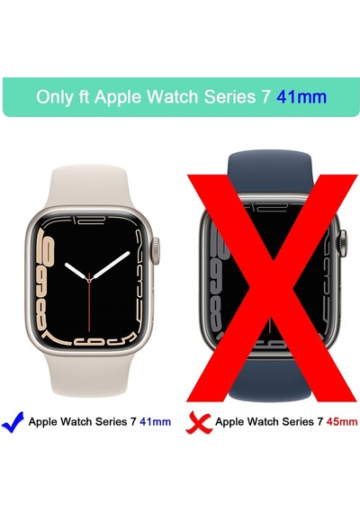 Apple Uyumlu Watch 7 Seri 41 Mm Ekran Koruyucu Nano Esnek Cam Ppm