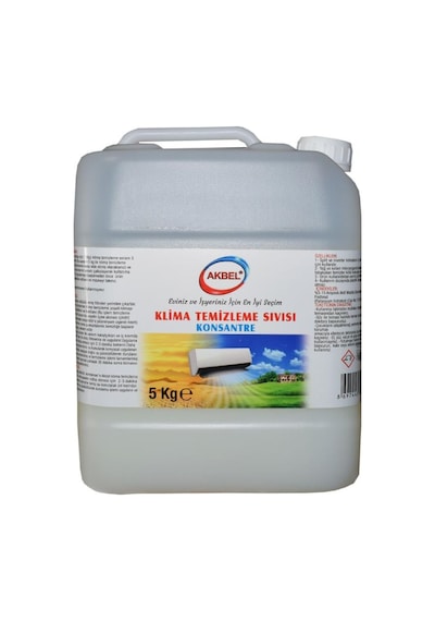Akbel Klima Temizleme Sıvısı Konsantre 5 KG + Klima Temizleme Poşeti 3'lü