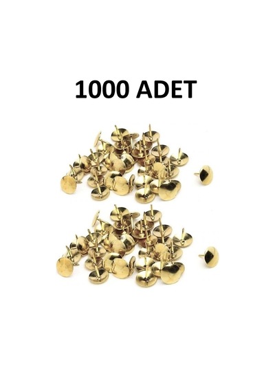 Raptiye Kabara Gold Sarı Renkli 1000 Adet