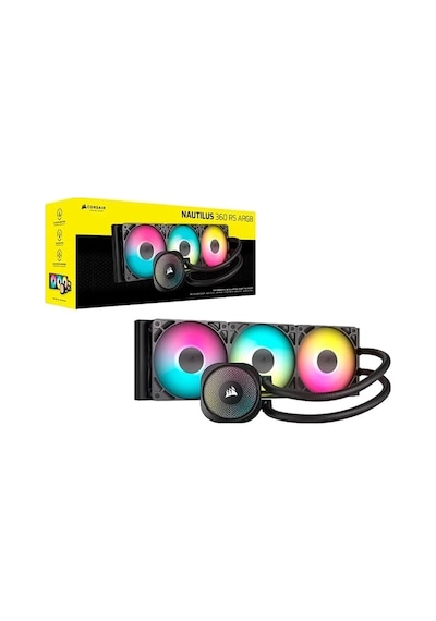 Corsaır 360mm Nautılus 360 Rs Cw-9060093-ww Am5-1851p Rgb Sıvı Soğutmalı İşlemci Fanı