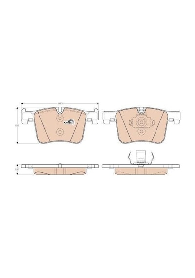 Bmw 3 F30 330d 3.0 2012-2018 Trw Ön Balata Netpar1942