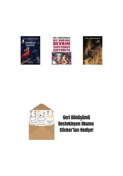 Olmayan Kuşlar Ansiklopedisi + Biz Burada Devrim Yapıyoruz Sinyorita Cep Boy + Muz Sesleri + Okuma Sticker'ları