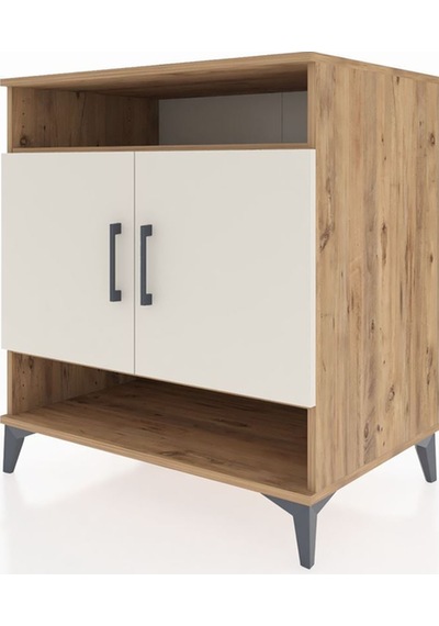Kronos Şifonyer 3 Raflı 2 Kapaklı 88x59x96 Çam-aytaşı Atlas Çam