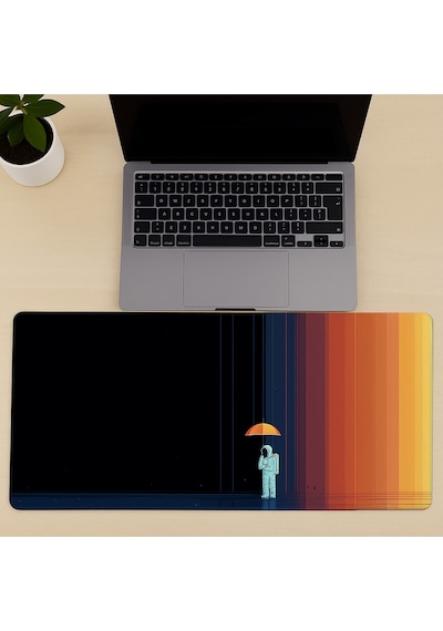 80x30 Xl Oyuncu Mousepad Özel Desenli Kaymaz Tabanlı Geniş Gaming Masa Altlığı Speed Yüzey Su