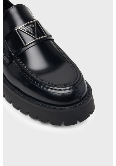 Guess Gorizia 4g Logolu Loafer Ayakkabı Fmfgorlea14 Erkek Ayakkabı Fmfgor Lea14 Black Siyah