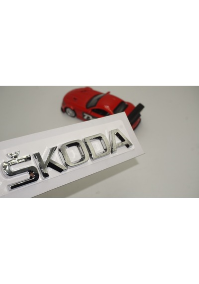 Skoda Bagaj Krom ABS 3M 3D Yazı Logo Amblem