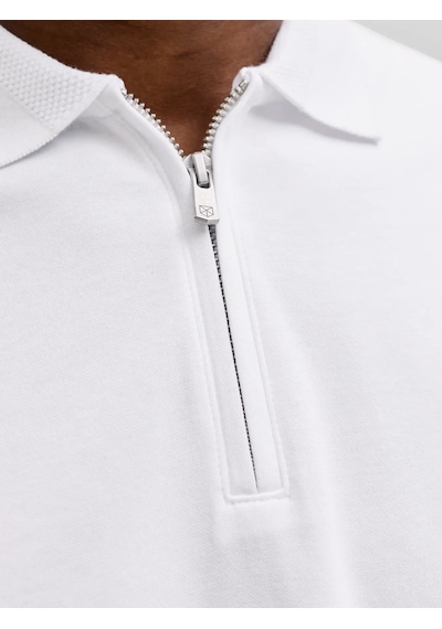 Jack & Jones Jack&jones Jprblaethan Ss Erkek Polo T-shirt 12292992 Beyaz