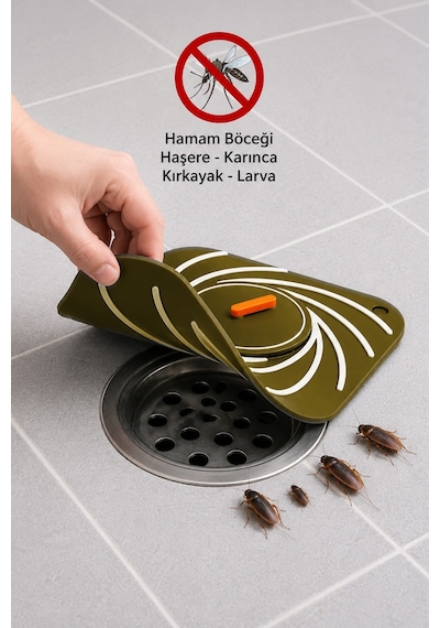 Kahverengi Renk Delikli Silikon Kötü Koku Önleyici Banyo Mutfak Lavabo Koku Önleyici Sızdırmaz Ped