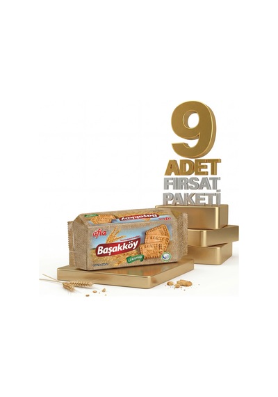 Afia Başakköy Tam Buğdaylı Bisküvi 9x110 Gr