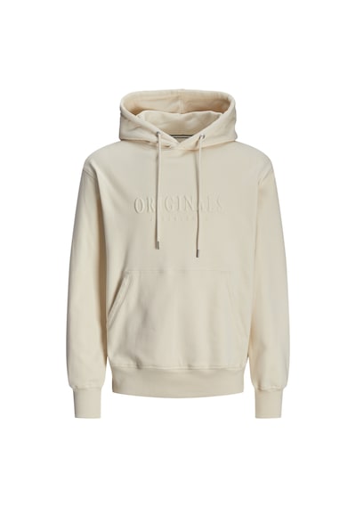 Jack & Jones Erkek Kapüsonlu Gögüs Logo Baskili Sweatshirt - Frederiksberg 12262811 Antique White Siyah Jack & Jones Erkek Kapüsonlu Gögüs Logo Baskili Sweatshirt - Frederiksberg 12262811 Antique White Siyah