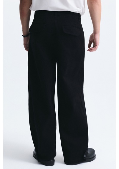 Vamos Relaxed Fit Pantolon Siyah