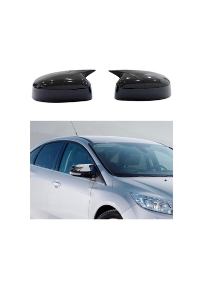 Ford Focus 2.5 2008-2011 Yarasa Ayna Kapağı Pianoblack İthal Abs Plastik A+ Kalite