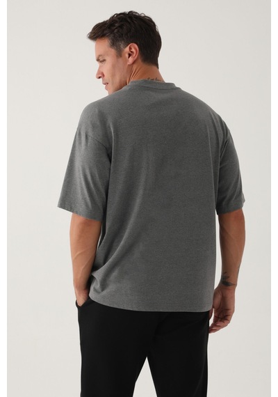 Harvard Erkek Antrasit Erkek Tshirt 5274-42469 Antrasit Melanj