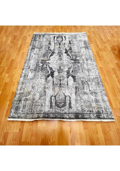 Vintage Esintili 160 X 230 Yün Halı Gri