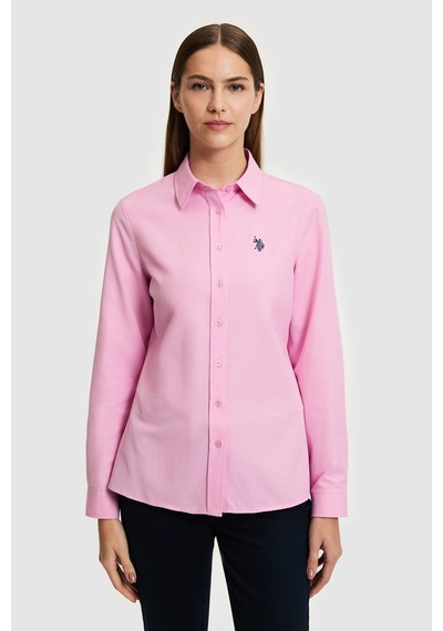 U.s. Polo Assn. Kadın Pembe Gömlek Basic 50324791-vr041