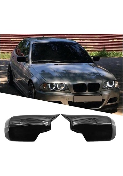 Bmw E46 1998-2004 Plastik Siyah Batman Ayna Kapagı