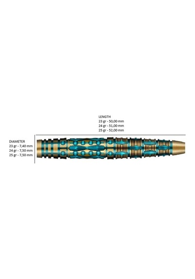 Shot Aı Replicant % 90 Tungsten Çelik Uçlu Dart Oku 25