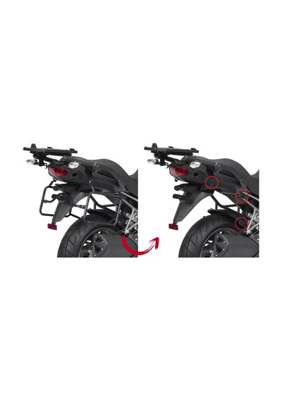 Gıvı Plr4105 Kawasakı Versys 1000 12-14 Yan Çanta Taşıyıcı Tek Renk