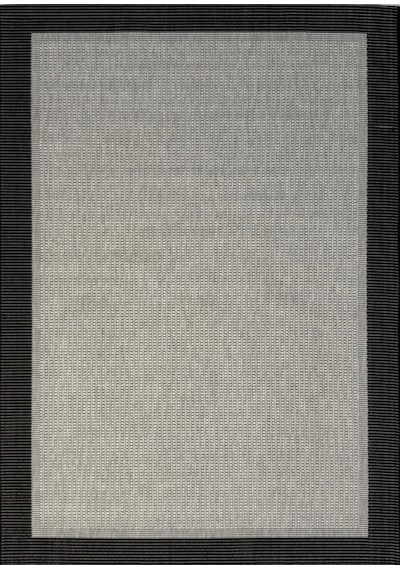 Mess Modern Dekoratif Yumuşak Dokulu Sisal Halı 3945 Gri Siyah Çok Renkli