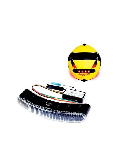 Mts Kablosuz Kask Ikiz Stop Led