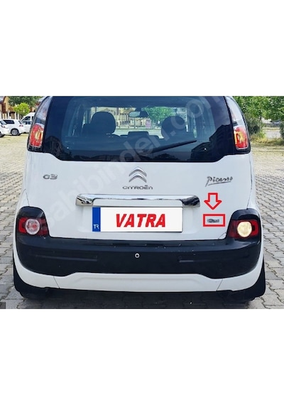 C3 Picasso 1.6 Hdi X Uyumlu E-hdi Krom Bagaj Yazısı 3m 3d Abs