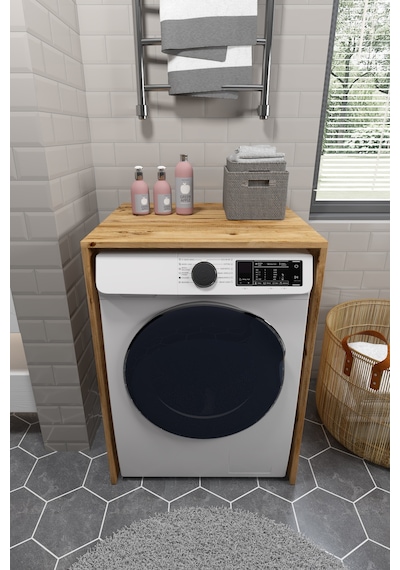 Çamaşır Makinesi Dolabı Kurutma Makinesi Uyumlu Kapaksız Dolap 91.8 X 67.3 X 60 Cm Atlantik Çam Çamaşır Makinesi Dolabı Kurutma Makinesi Uyumlu Kapaksız Dolap 91.8 X 67.3 X 60 Cm Atlantik Çam